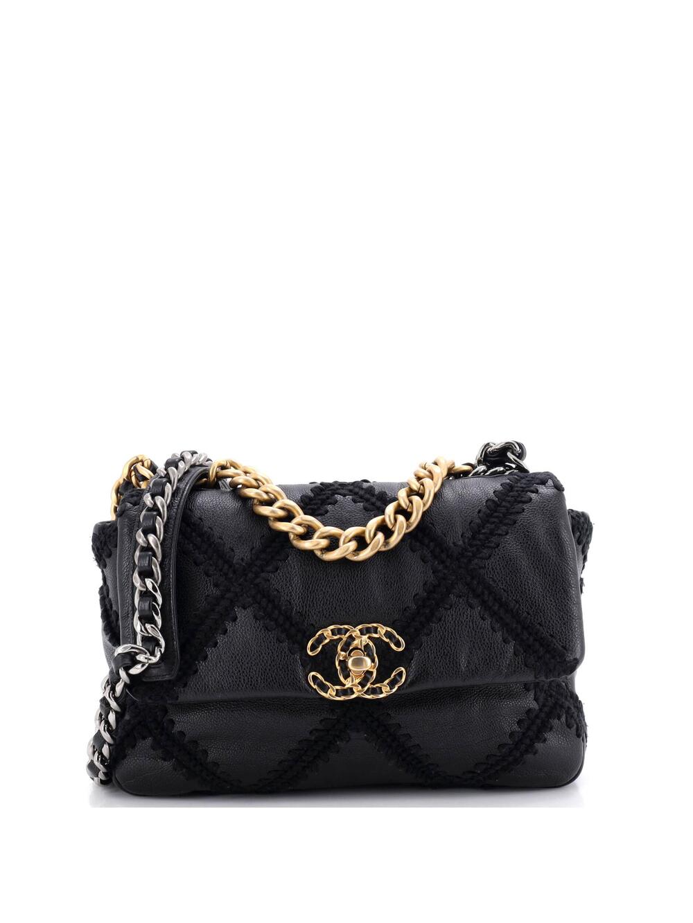 Chanel 19 Flap Bag Crochet Quilted #371941C47B